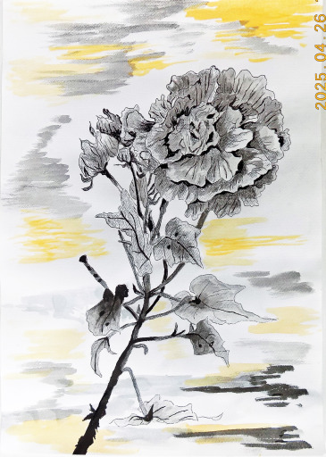 30 「韓国花」F6_300×410 石浦與志夫 30 「韓国花」F6_300×410 石浦與志夫