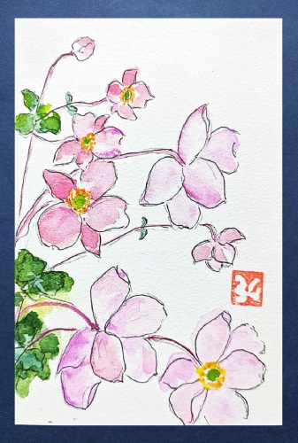138「秋明菊」 東海林弘子 138「秋明菊」 東海林弘子