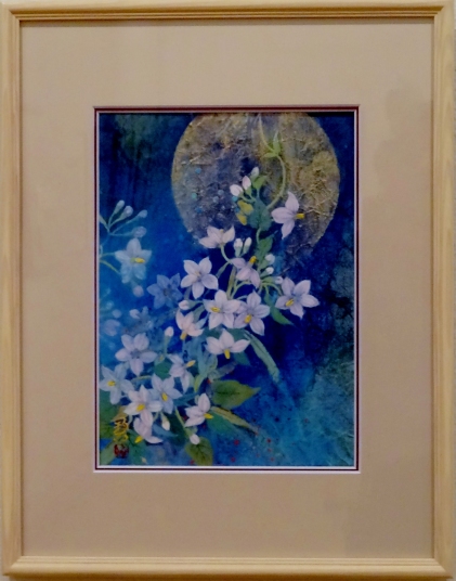 「フクシマに咲く花―ヤマホロシ」日本画（第3回）戸田みどり